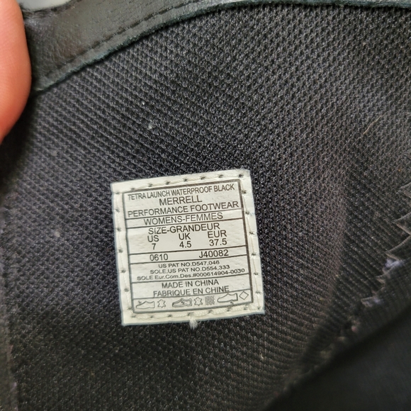 Merrell Captiva Waterproof Leather Boots Women Size 7 Black Mid Calf Comfort Zip - Picture 2 of 9